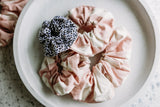 Scrunchie ~ Pastel Pink Linen