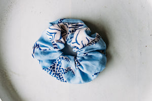 Scrunchie ~ Blue Cheetah