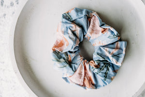 Scrunchie ~ Blue Wattle Linen